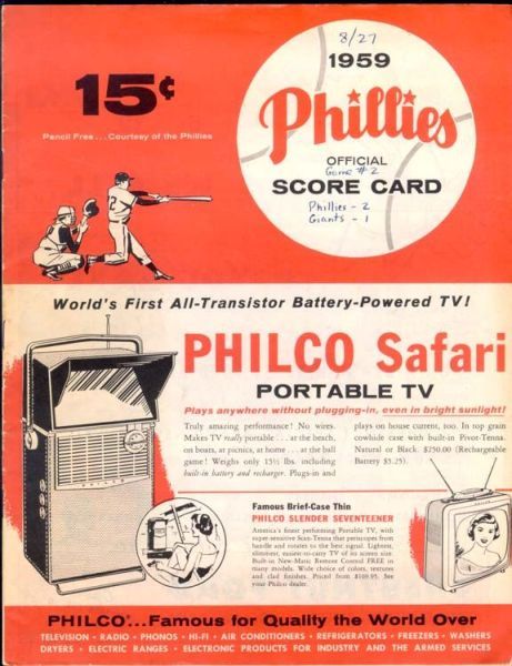 1959 Philadelphia Phillies